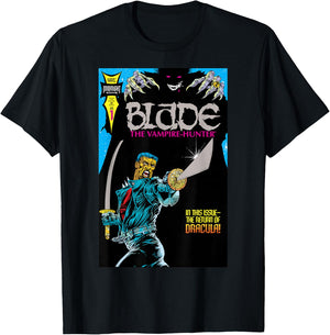 Marvel Blade The Return of Dracula Comic Cover T-Shirt - T-Shirt | Black