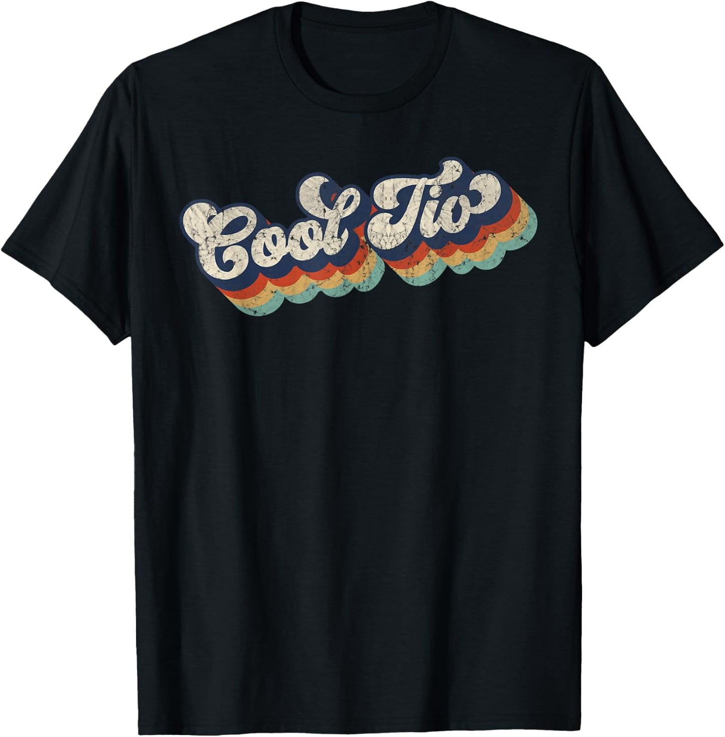 Retro Cool Tio For Spanish Uncle New Uncle T-Shirt - T-Shirt | Black