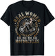 Sexy Real Chick Ride Motorcycles Gift Biker Babe Chick T-Shirt - T-Shirt | Black