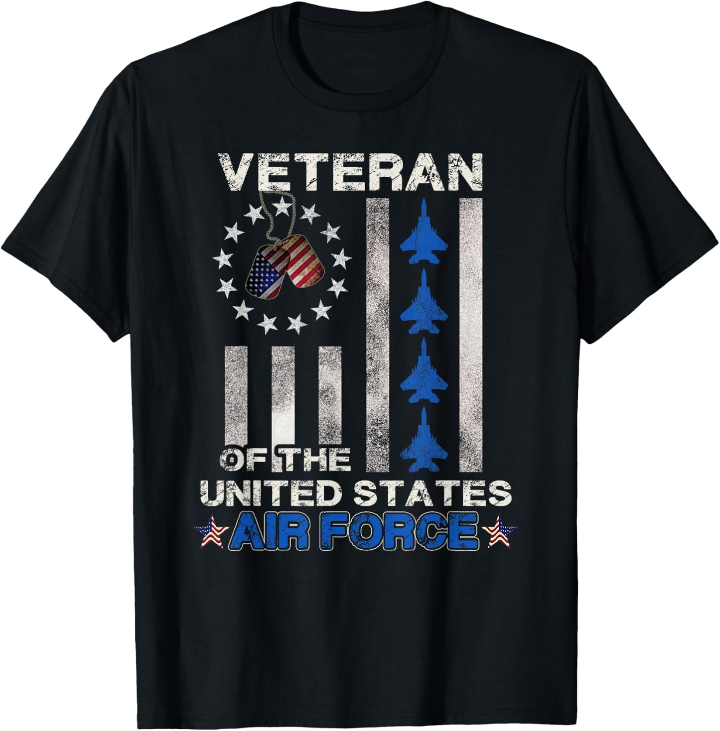 Veteran of The United States Air Force US Air Force T-Shirt - T-Shirt | Black