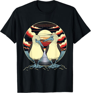 Seabirds Blue-footed Booby Galapagos Bird T-Shirt - T-Shirt | Black