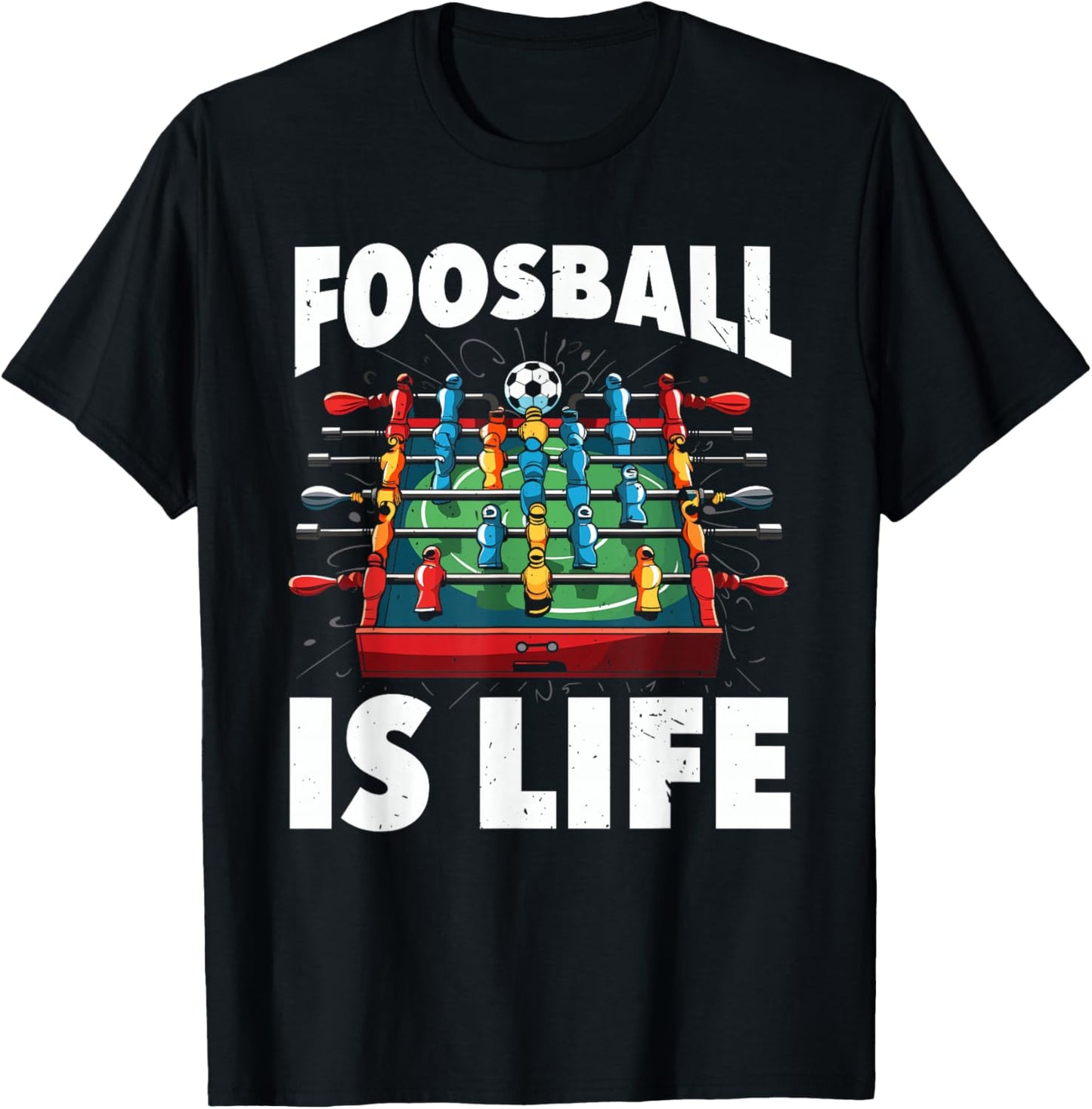 Foosball Table Soccer Table Top Game Table Football T-Shirt - T-Shirt | Black