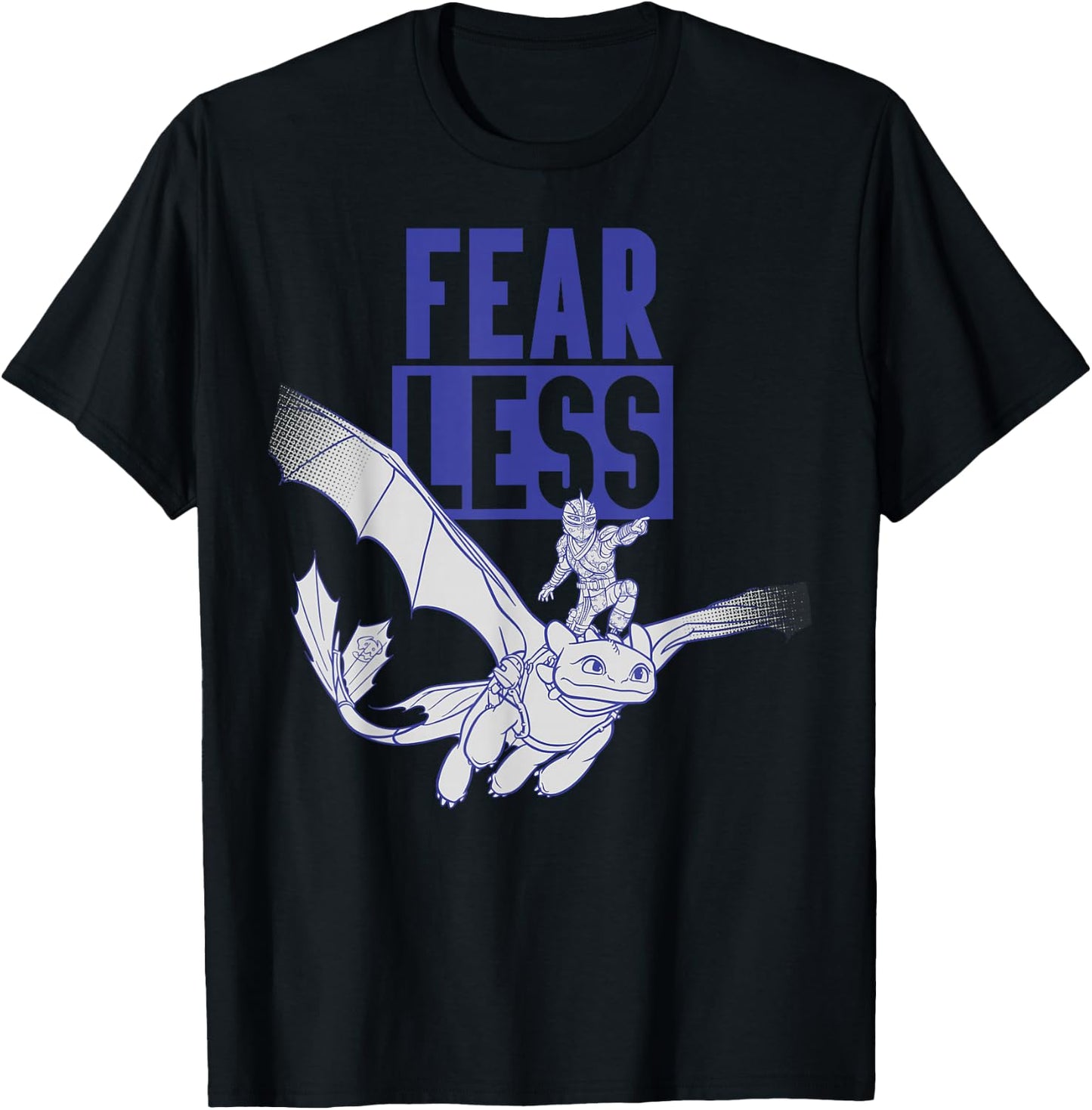 How to Train Your Dragon 3 Hidden World Fear Less T-Shirt - T-Shirt | Black