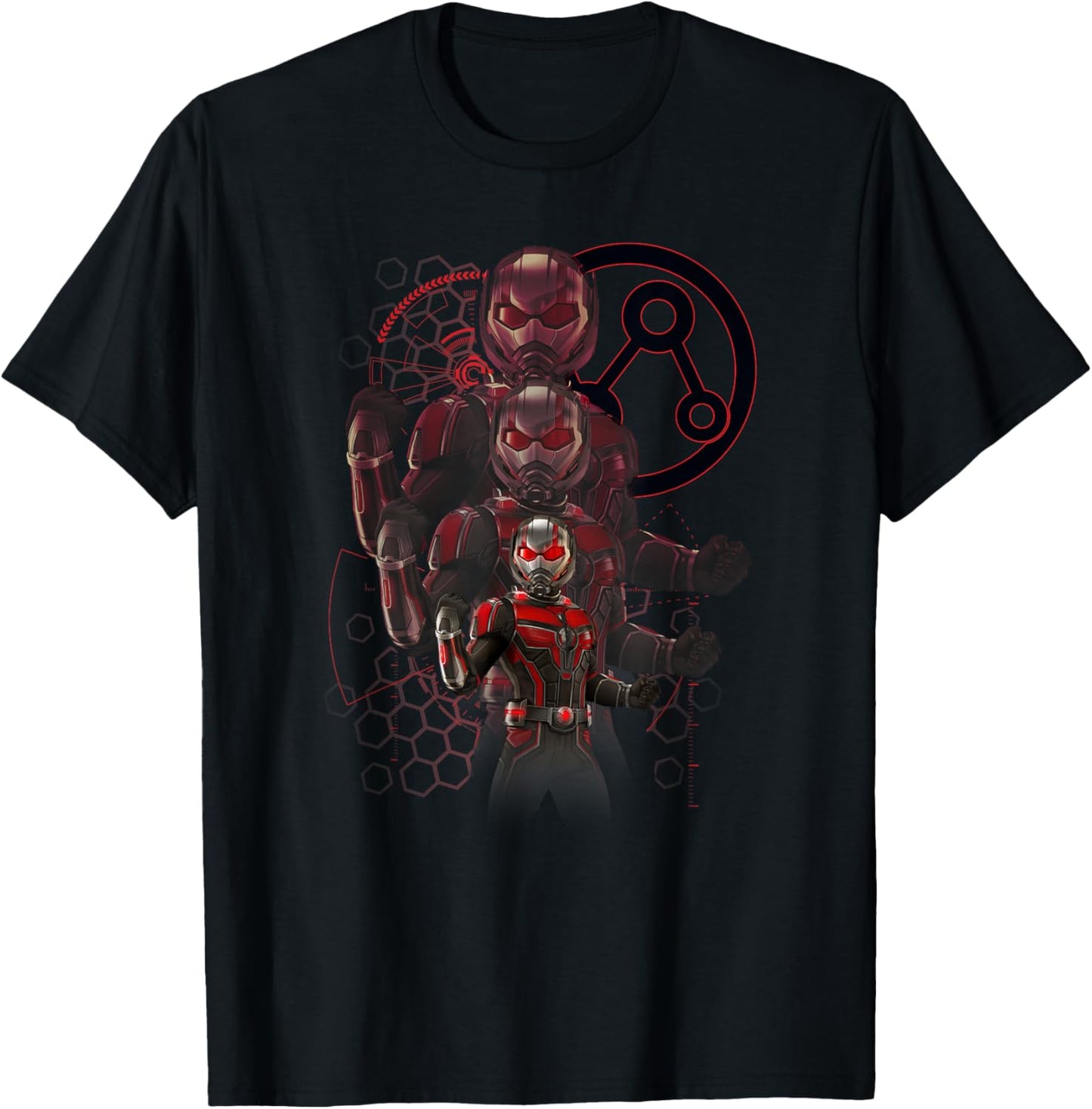 Marvel Ant-Man and The Wasp: Quantumania Ant-Man Growing T-Shirt - T-Shirt | Black