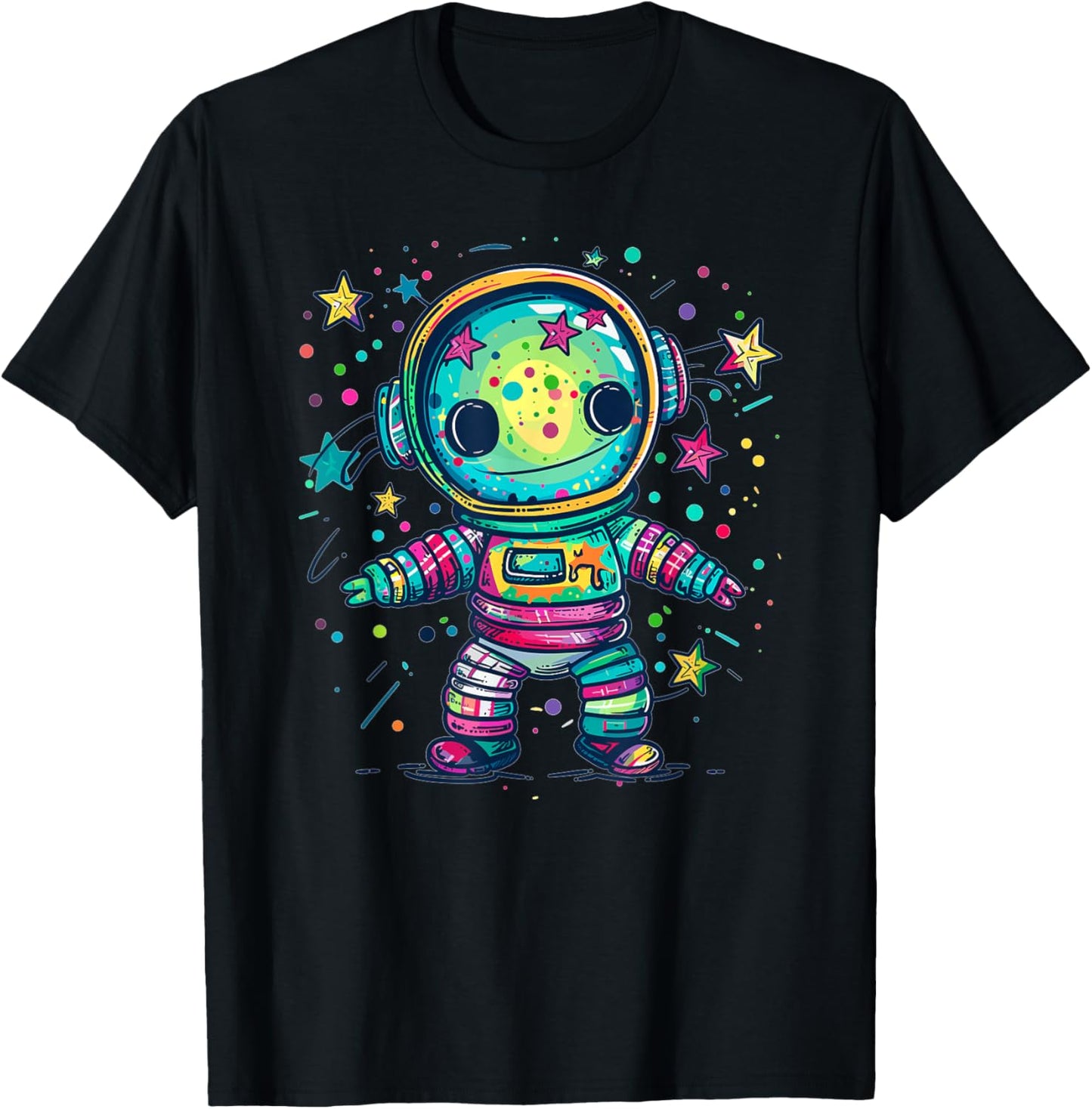 Outer Space Voodoo Doll I Space T-Shirt - T-Shirt | Black