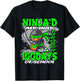 Ninja'd My Way Through 100 Days Of School - Ninja T-Shirt - T-Shirt | Black