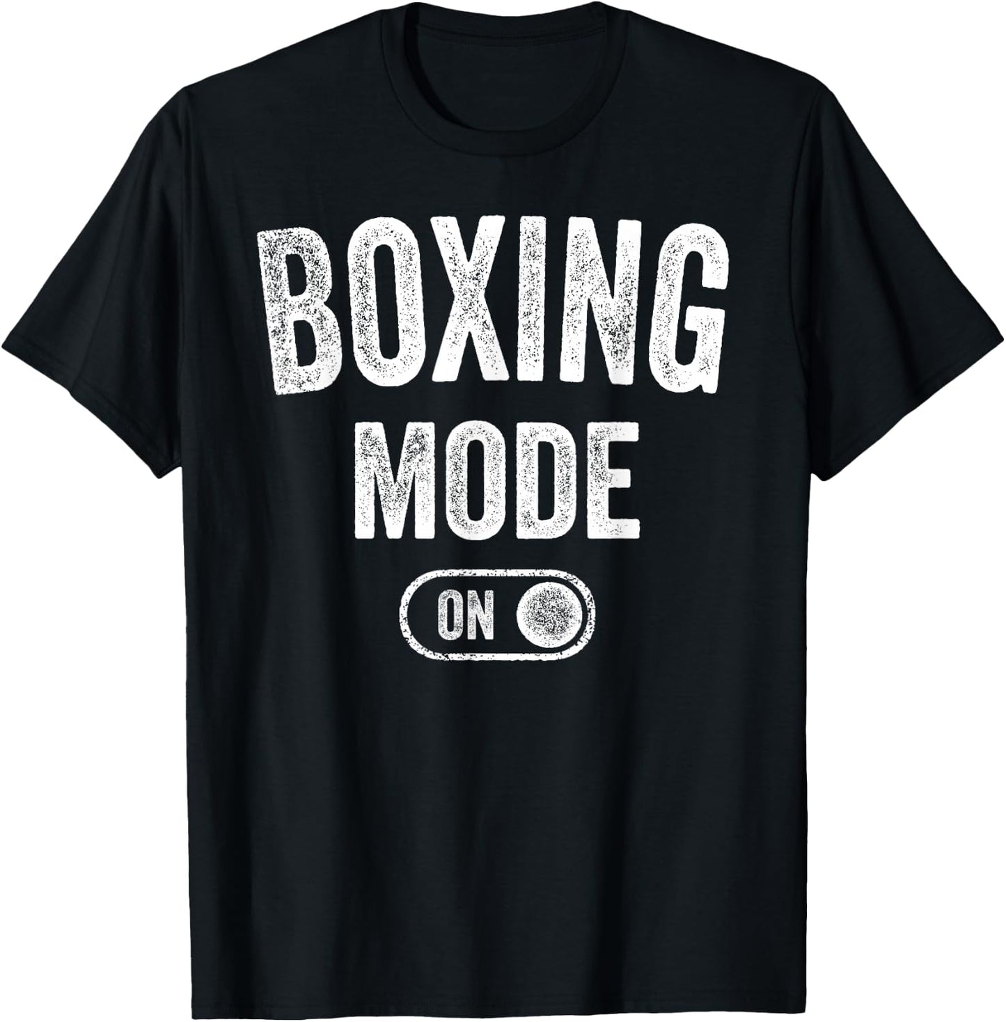 Boxing Mode On Funny Boxer Gift Fighter Coach Training T-Shirt - T-Shirt | Black