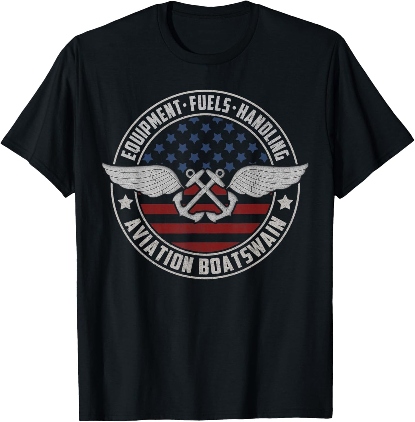 Boatswain Aviation US Military T-Shirt - T-Shirt | Black