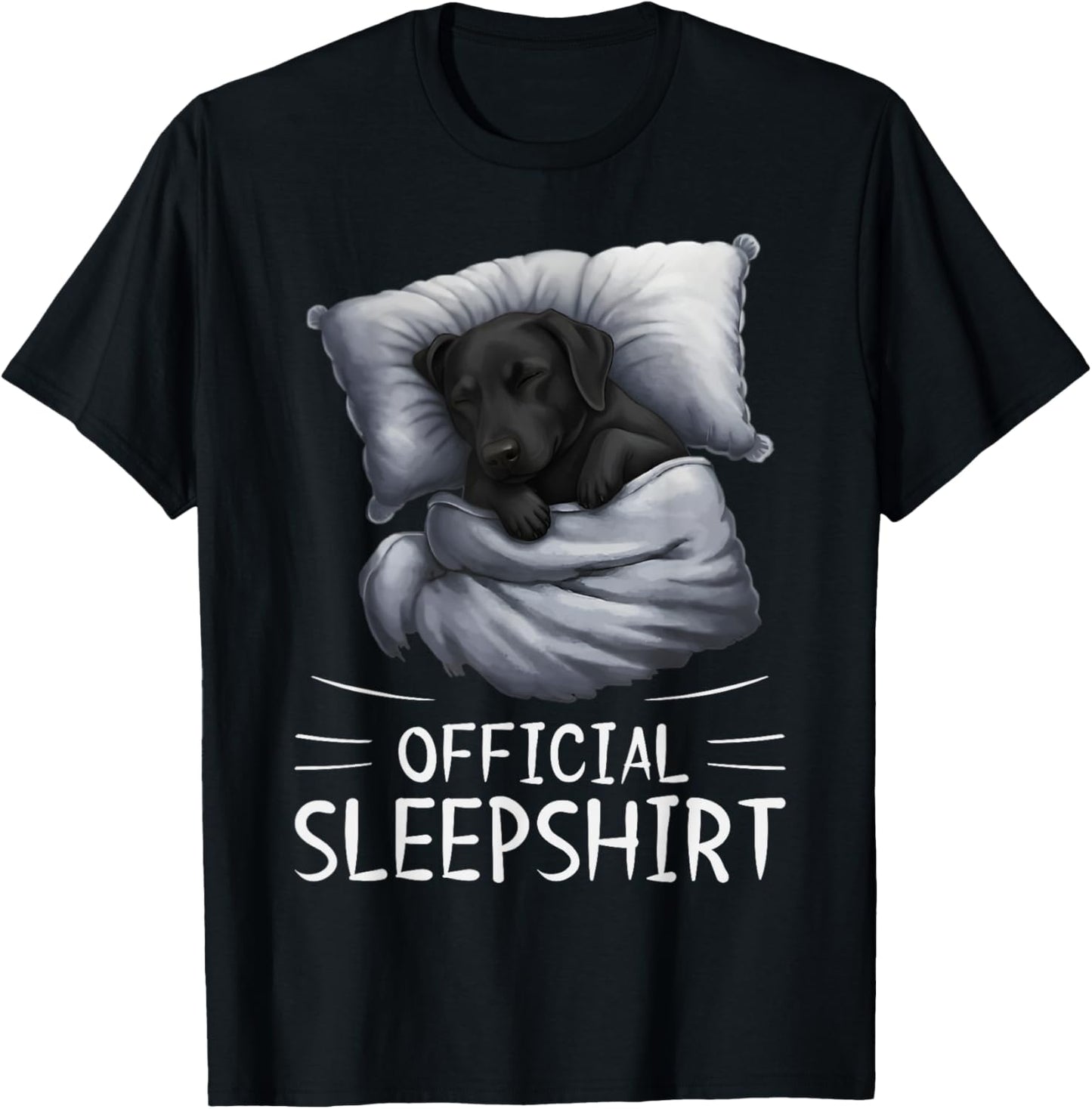 Labrador Retriever Official Sleepshirt Pajamas Nightgown T-Shirt - T-Shirt | Black