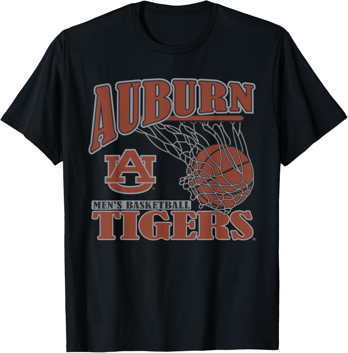 Auburn Tigers Men's Basketball Vintage Lift Navy T-Shirt - T-Shirt | Black