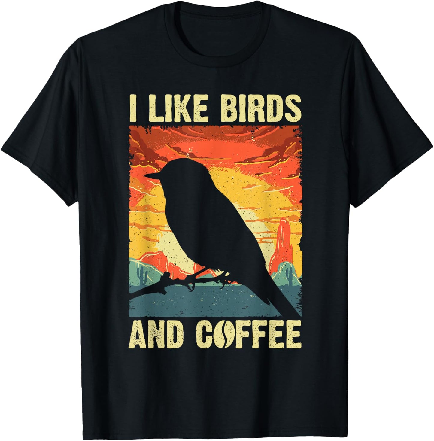 Best Bird Art Women Birding Nerd Birder Bird Watcher T-Shirt - T-Shirt | Black
