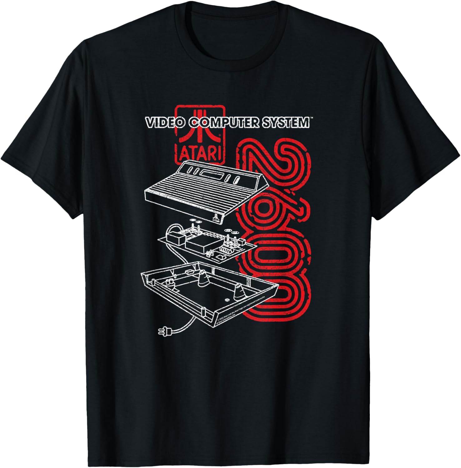 Atari 2600 T-Shirt - T-Shirt | Black