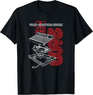 Atari 2600 T-Shirt - T-Shirt | Black