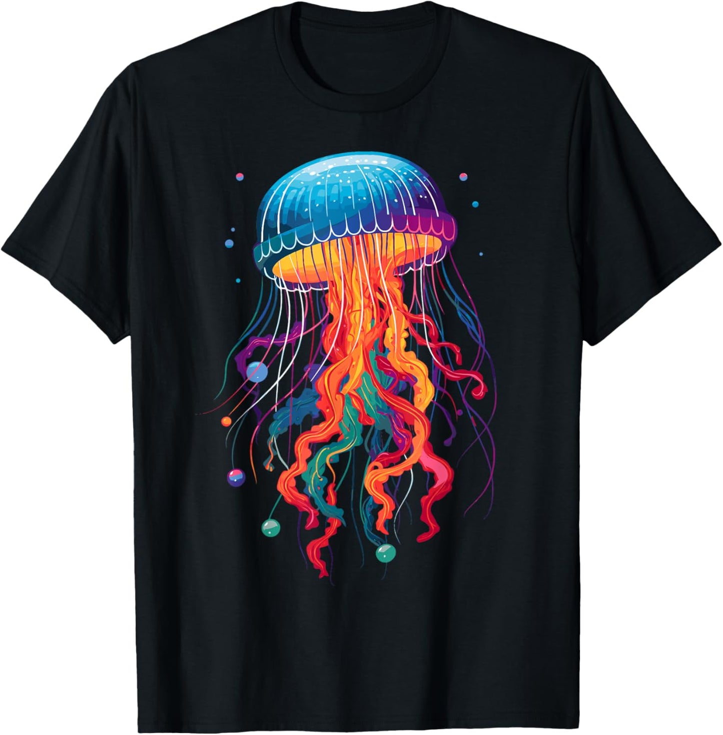 Jellyfish Ocean Animal Scuba Diving Jelly Fish T-Shirt - T-Shirt | Black