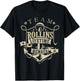 Team ROLLINS Lifetime Member Vintage ROLLINS Family Name T-Shirt - T-Shirt | Black