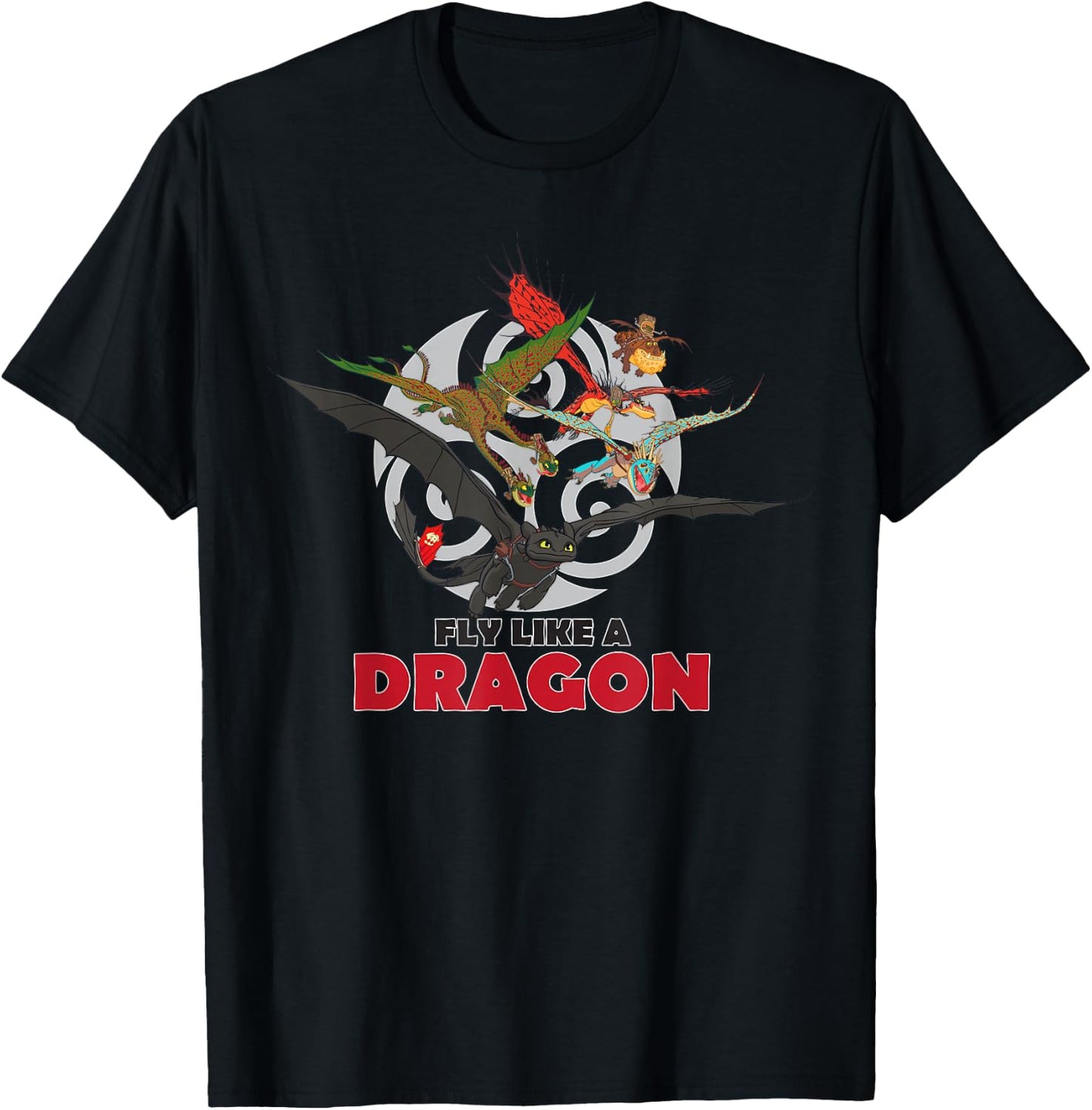 How to Train Your Dragon 3 Fly Like a Dragon T-Shirt - T-Shirt | Black