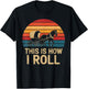 Amish Buggy – Classic Countryside Design T-Shirt - T-Shirt | Black