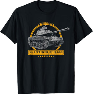 M41 Walker Bulldog Light Tank Men Women T-Shirt - T-Shirt | Black