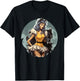Werewolf PinUp Girl Wolf Halloween T-Shirt - T-Shirt | Black