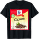 Cloves Condiment Costume Holiday Spice Costumes T-Shirt - T-Shirt | Black