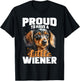 Proud To Have A Little Wiener - Dachshund Pet Dog Lover Men Women T-Shirt - T-Shirt | Black