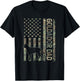 Patriotic Goldador Dad USA Flag Camo Crossbreed Lover T-Shirt - T-Shirt | Black