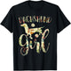 Dachshund Girl Dog Lover Women Girls Gift Vintage Dachshund T-Shirt - T-Shirt | Black