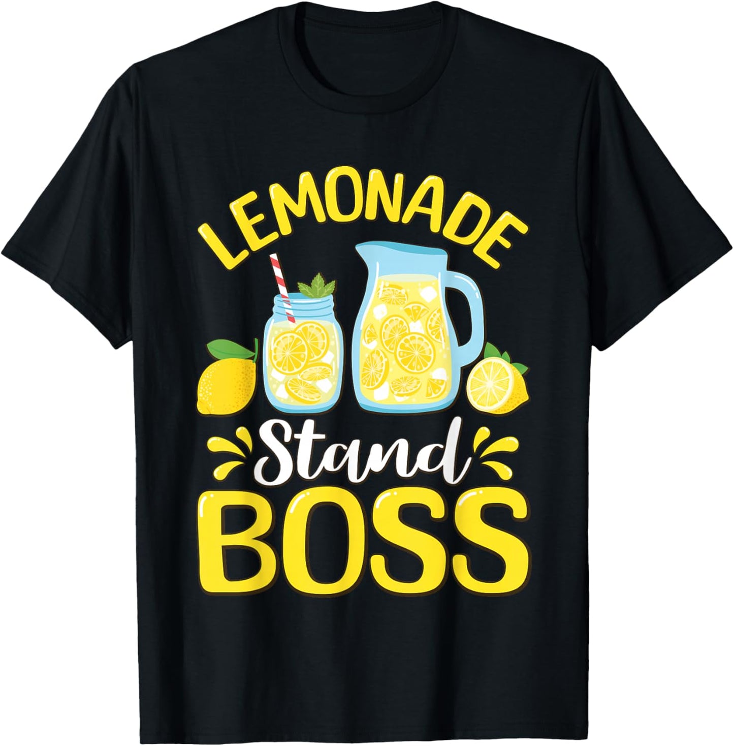 Lemonade Stand Boss T-Shirt - T-Shirt | Black