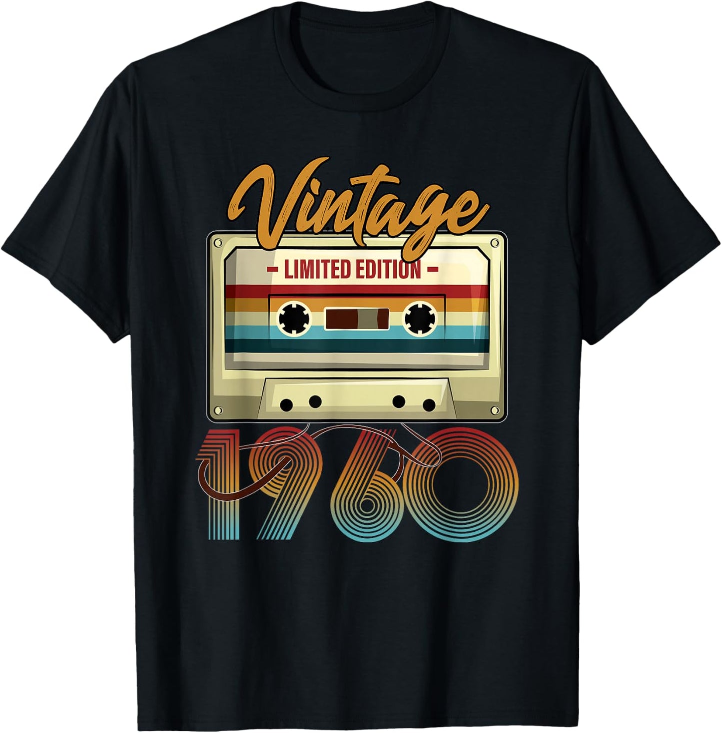 Vintage 1960 65th birthday cassette tape women B-day T-Shirt - T-Shirt | Black