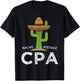 Fun Certified Public Accountant Humor | Funny Saying CPA T-Shirt - T-Shirt | Black