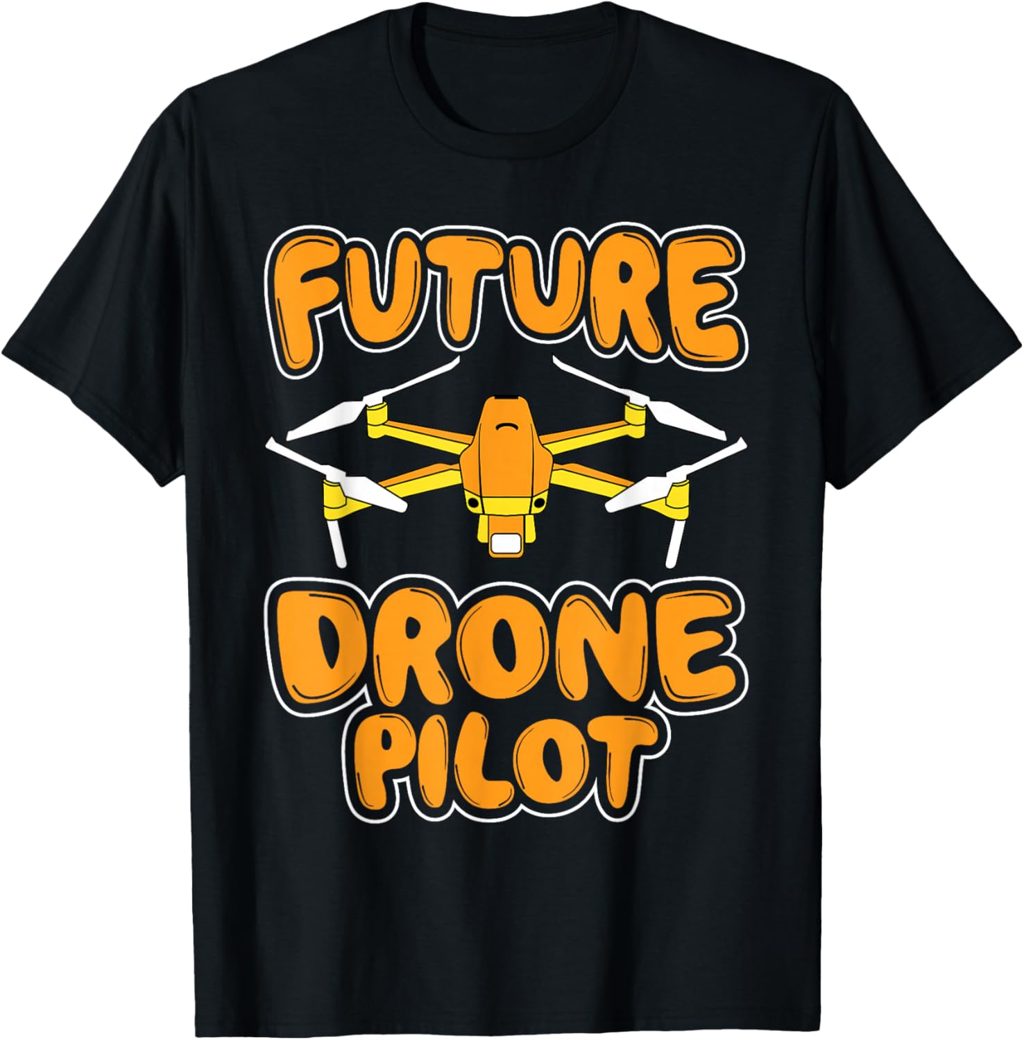 Future Drone Pilot - Drone Operator in Training Quadcopter T-Shirt - T-Shirt | Black