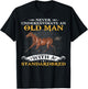 Never Underestimate An Old Man With A Standardbred Horse T-Shirt - T-Shirt | Black