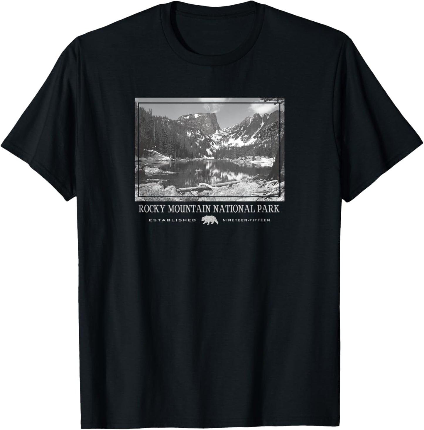 Rocky Mountain National Park Graphic T-Shirt - T-Shirt | Black