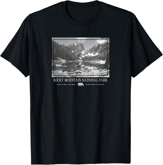 Rocky Mountain National Park Graphic T-Shirt - T-Shirt | Black