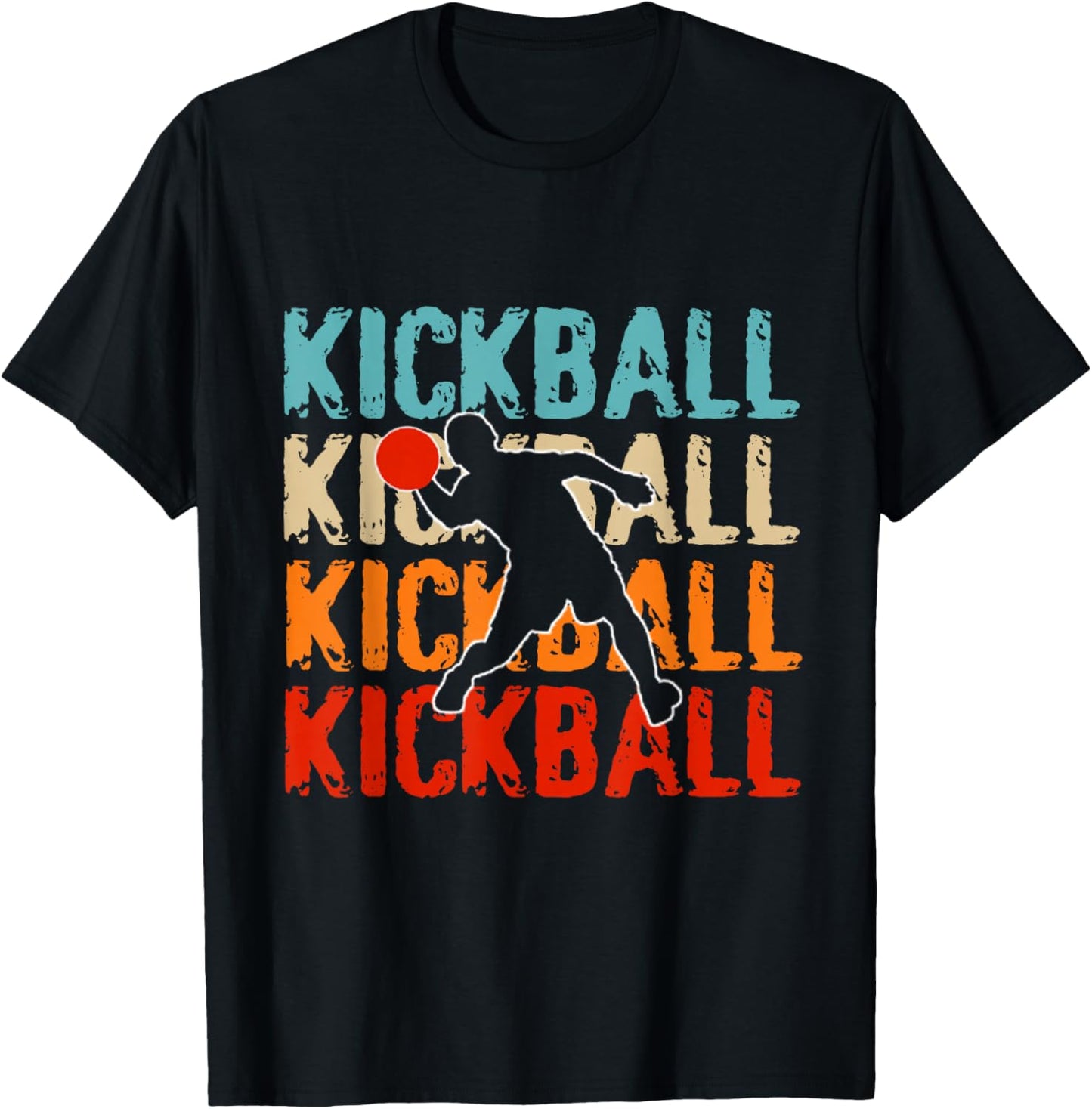 Love kickball men Shirt kickball Lovers and girls T-Shirt - T-Shirt | Black
