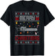 Ugly Chainsaw Christmas Decoration Funny Ugly Xmas Sweater T-Shirt - T-Shirt | Black