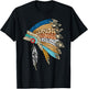 Native American Indian Headdress Powwow celebration Costume T-Shirt - T-Shirt | Black