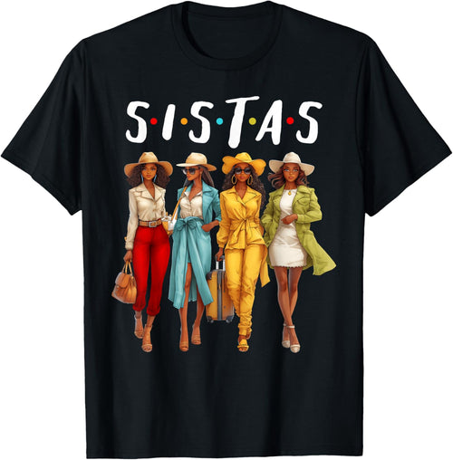 Sistas African American Black Women Afro Girls Together