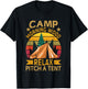 Morning-Wood Camp Relax pitch a Tent Carpenter Lumberjack T-Shirt - T-Shirt | Black