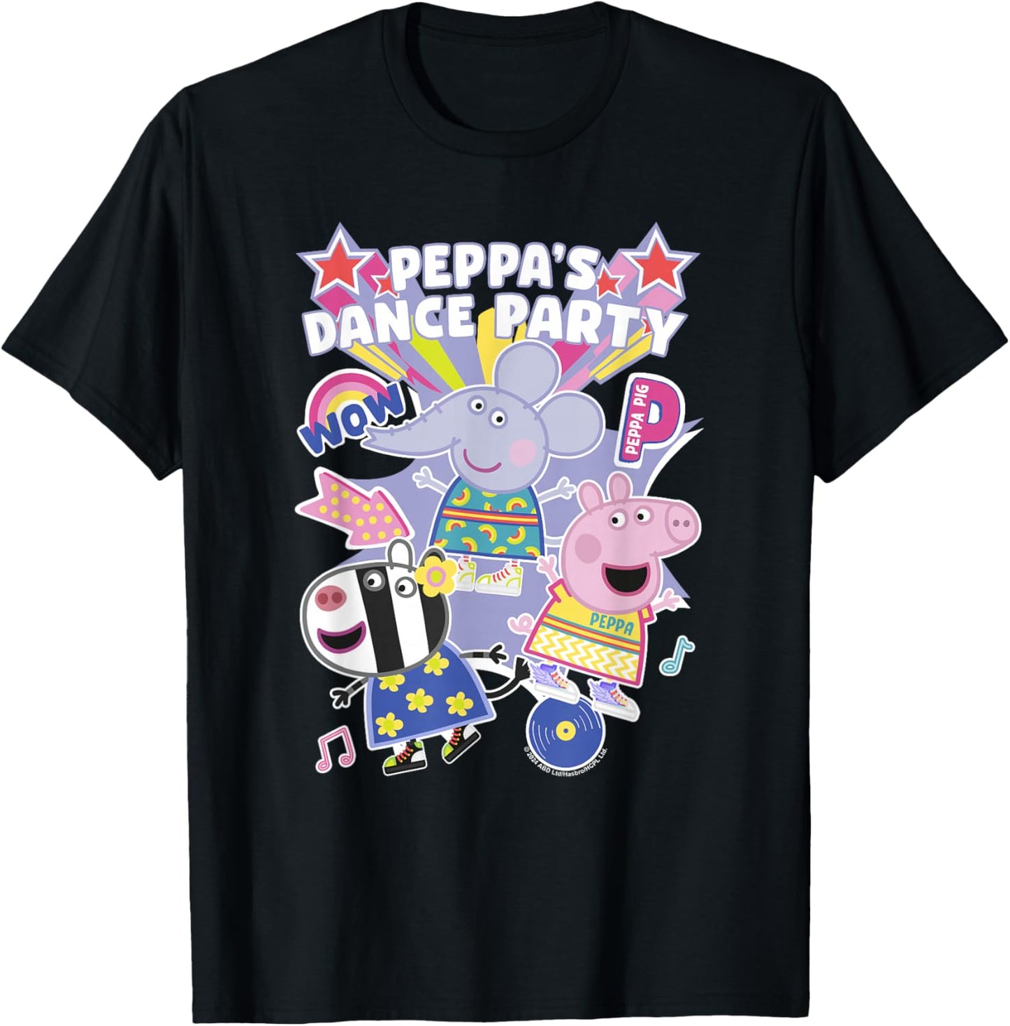 Peppa Wutz Peppa's Dance Party AMAZON EXCLUSIVE T-Shirt - T-Shirt | Black