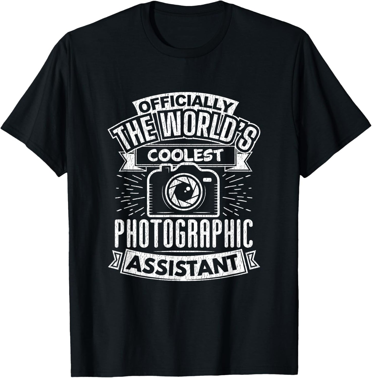 Assistant Photographer - Funny Photography Quote T-Shirt - T-Shirt | Black