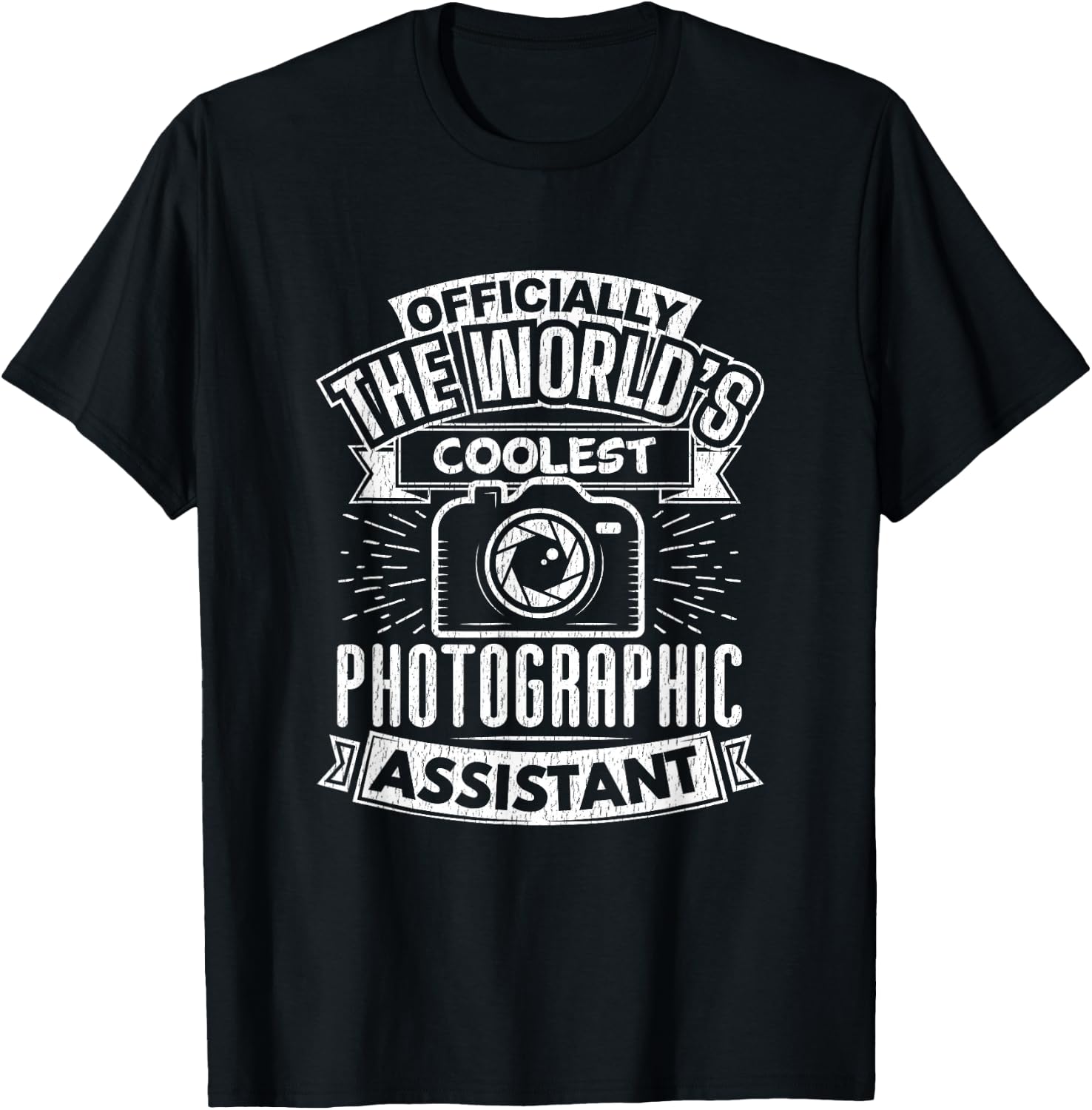 Assistant Photographer - Funny Photography Quote T-Shirt - T-Shirt | Black