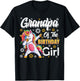awesome dabbing unicorn birthday Grandpa Family Matching T-Shirt - T-Shirt | Black