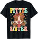 Pittie Sister Pitbull Sister Pitbull Sister Female Dog Lover T-Shirt - T-Shirt | Black