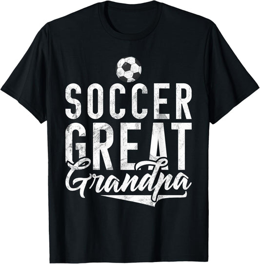 Soccer Great Grandpa T-Shirt - T-Shirt | Black