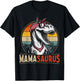 Mamasaurus dinosaur mom for mothers day christmas birthday T-Shirt - T-Shirt | Black