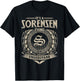 It's A SORENSEN Thing You Wouldn't Understand Name Vintage T-Shirt - T-Shirt | Black