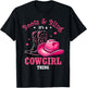 Boots And Bling Its a Cowgirl Thing Western Country Life T-Shirt - T-Shirt | Black