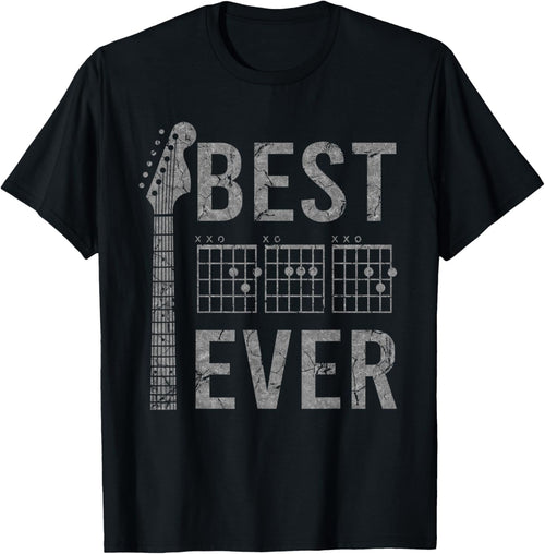 Best Dad Ever Chord Guitar Guitarist Father's Day Musician