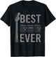Best Dad Ever Chord Guitar Guitarist Father's Day Musician T-Shirt - T-Shirt | Black